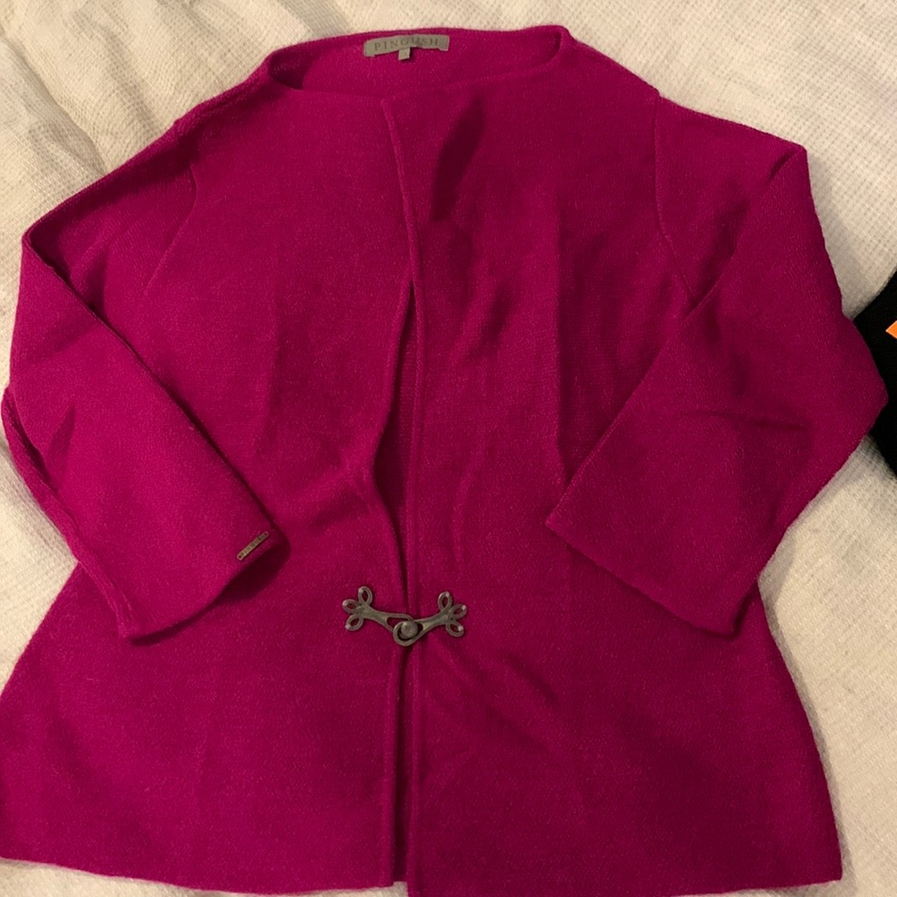 Carina Hildebrandt (Pingush)Baby Alpaca Waterfall Knit Cardigan Sweater-NFS